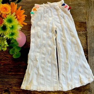 Pink chicken 6y fun flare tassel pants